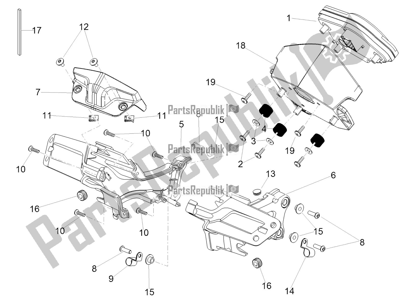 Wszystkie części do Instrumenty Aprilia RSV4 1100 Racing Factory ABS 2020