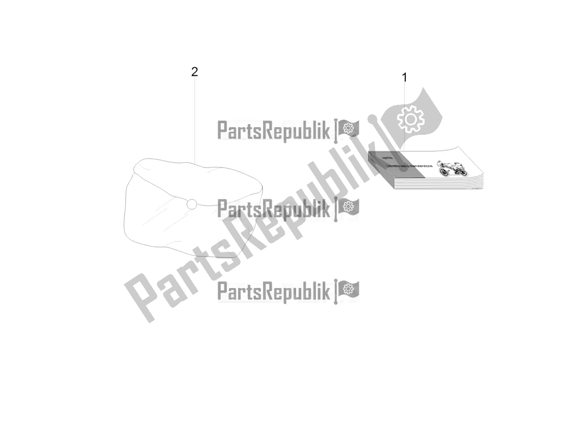 All parts for the Plate Set / Various of the Aprilia RSV4 1100 Racing Factory ABS Apac 2019