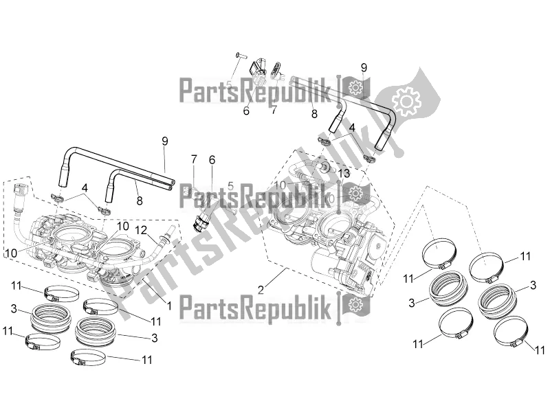 All parts for the Throttle Body of the Aprilia RSV4 1100 Racing Factory ABS Apac 2019