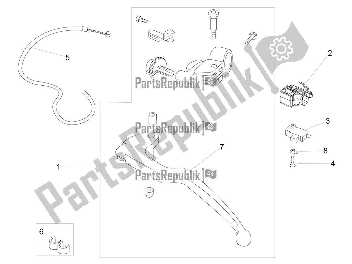 Toutes les pièces pour le Commande D'embrayage du Aprilia RSV4 1100 Racing Factory ABS Apac 2020