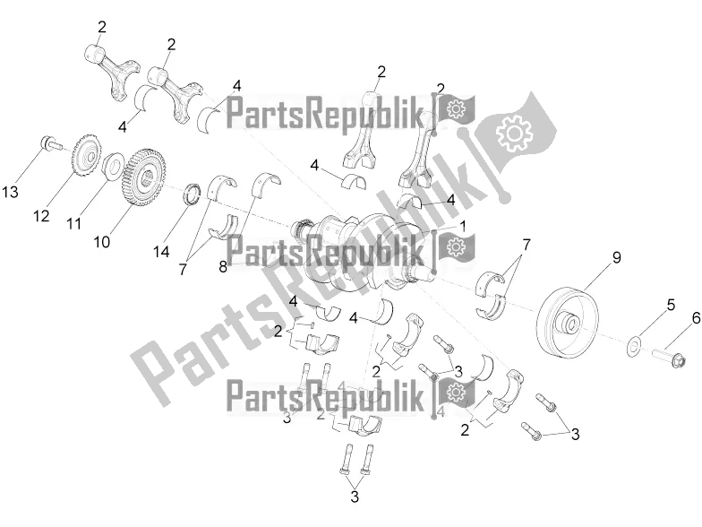 All parts for the Drive Shaft of the Aprilia RSV4 1100 Racing Factory ABS Apac 2020