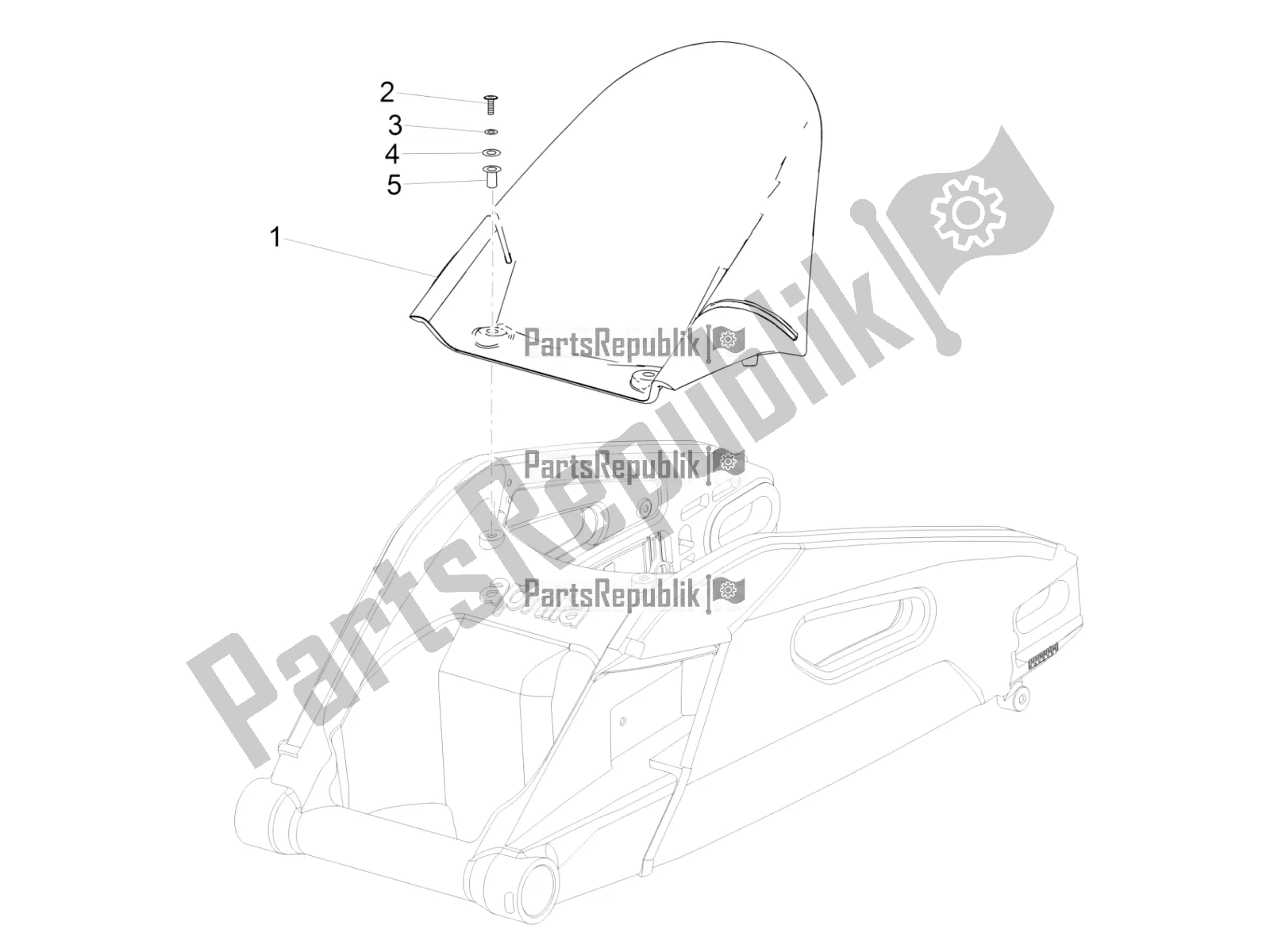 Toutes les pièces pour le Garde-boue Arrière du Aprilia RSV4 1100 Racing Factory ABS Apac 2020