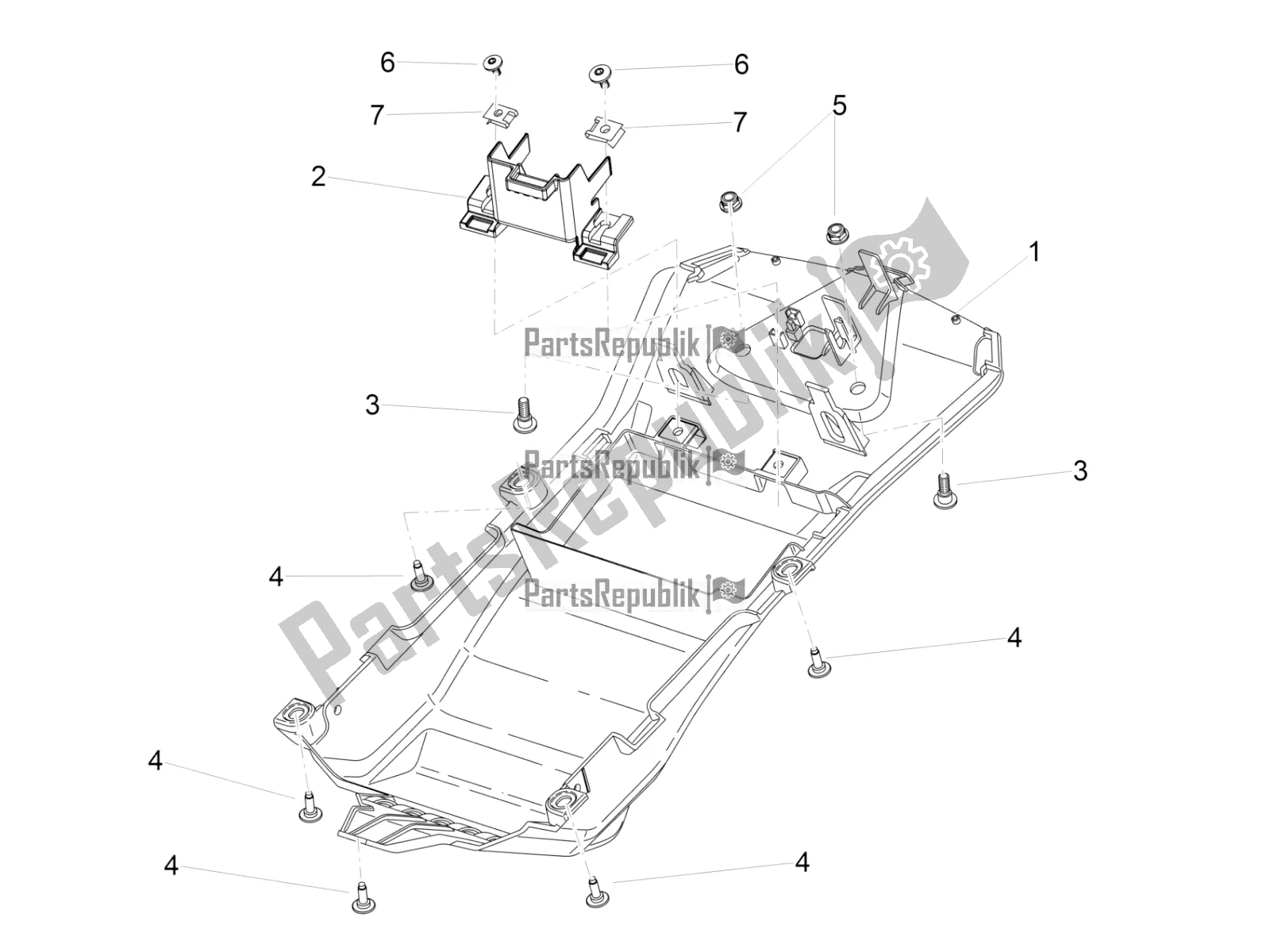 All parts for the Saddle Compartment of the Aprilia RSV4 1100 Racing Factory ABS Apac 2021