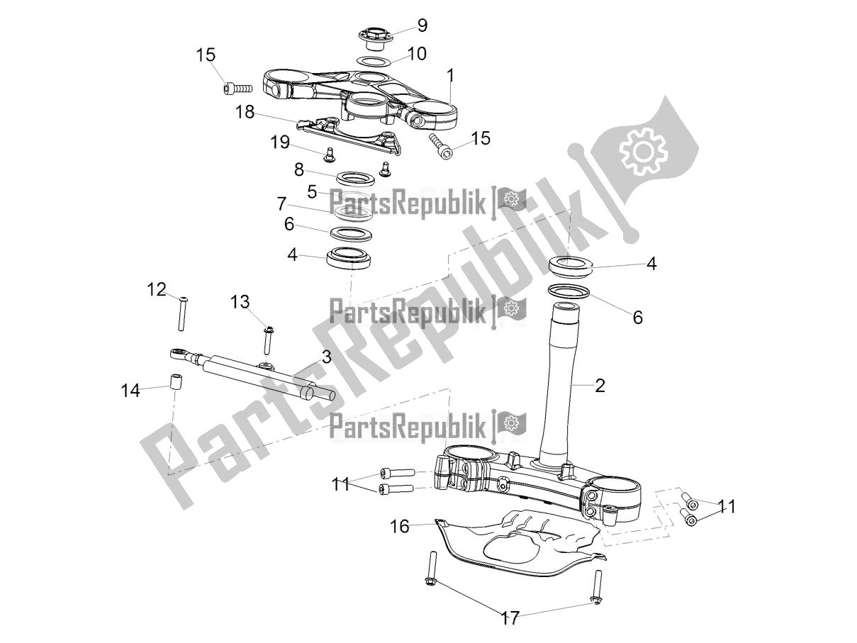 Toutes les pièces pour le Pilotage du Aprilia RSV4 1100 Racing Factory ABS USA 2020