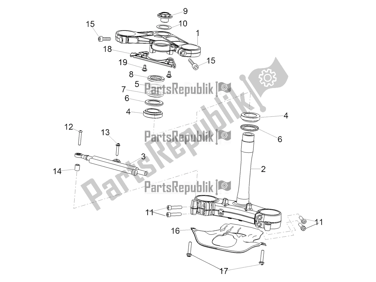 Toutes les pièces pour le Pilotage du Aprilia RSV4 1100 Racing Factory ABS USA 2021