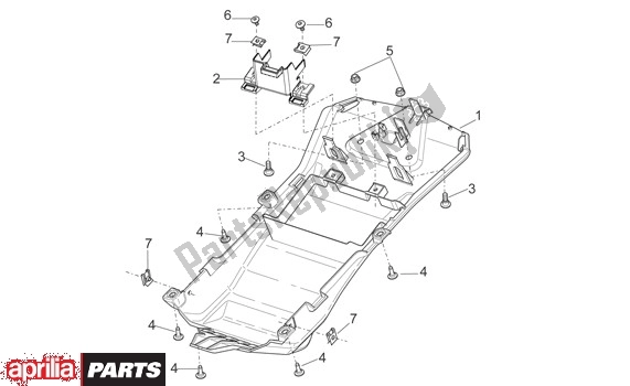 Todas as partes de Buddyseat Verkleding do Aprilia RSV4 Factory SBK Racing 49 1000 2009 - 2010