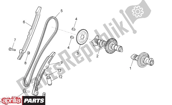 Todas las partes para Nokkenas Achter de Aprilia RSV4 Factory SBK Racing 49 1000 2009 - 2010