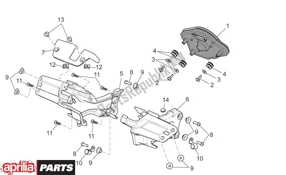 Tutte le parti per il Tachimetro del Aprilia RSV4 Factory SBK Racing 49 1000 2009 - 2010