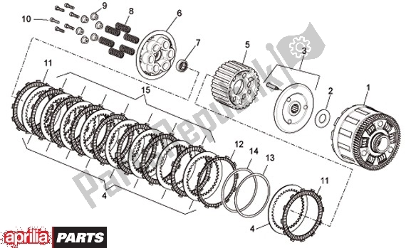 Todas las partes para Embrague Ii de Aprilia RSV4 R 56 1000 2010