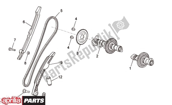 All parts for the Nokkenas Achter of the Aprilia RSV4 R 56 1000 2010