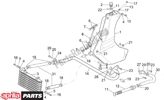 Alle Teile für das Oil Tank des Aprilia RSV Mille 10 1000 2000