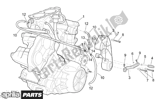 Tutte le parti per il Engine del Aprilia RSV Mille 390 1000 2001 - 2002