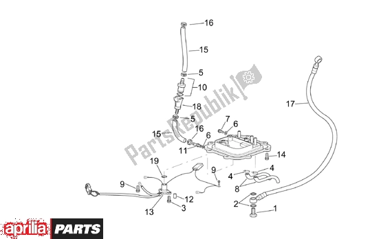 Tutte le parti per il Fuel Pump Ii del Aprilia RSV Mille 390 1000 2001 - 2002