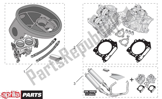 Toutes les pièces pour le Acc Performance Parts Iii du Aprilia RSV Mille 396 1000 2003