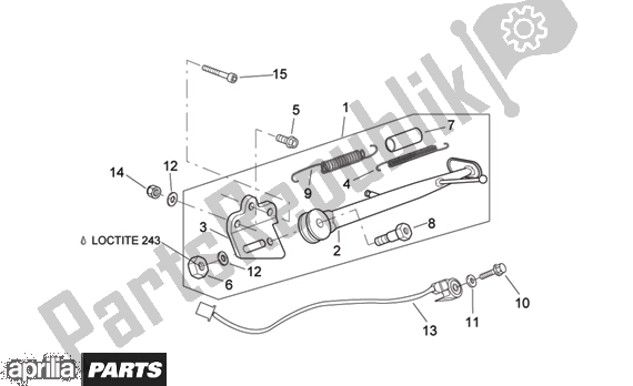 Aprilia RSV 1000 2003 Teile Katalog