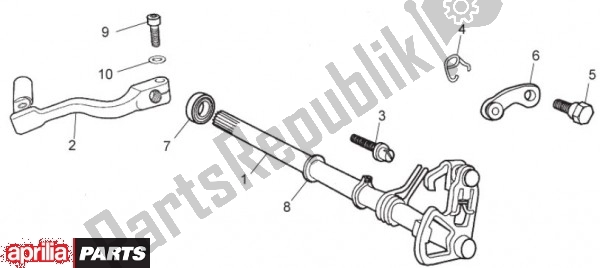 Alle Teile für das Keuzeschakelaar des Aprilia RX-SX 74 50 2011 - 2012
