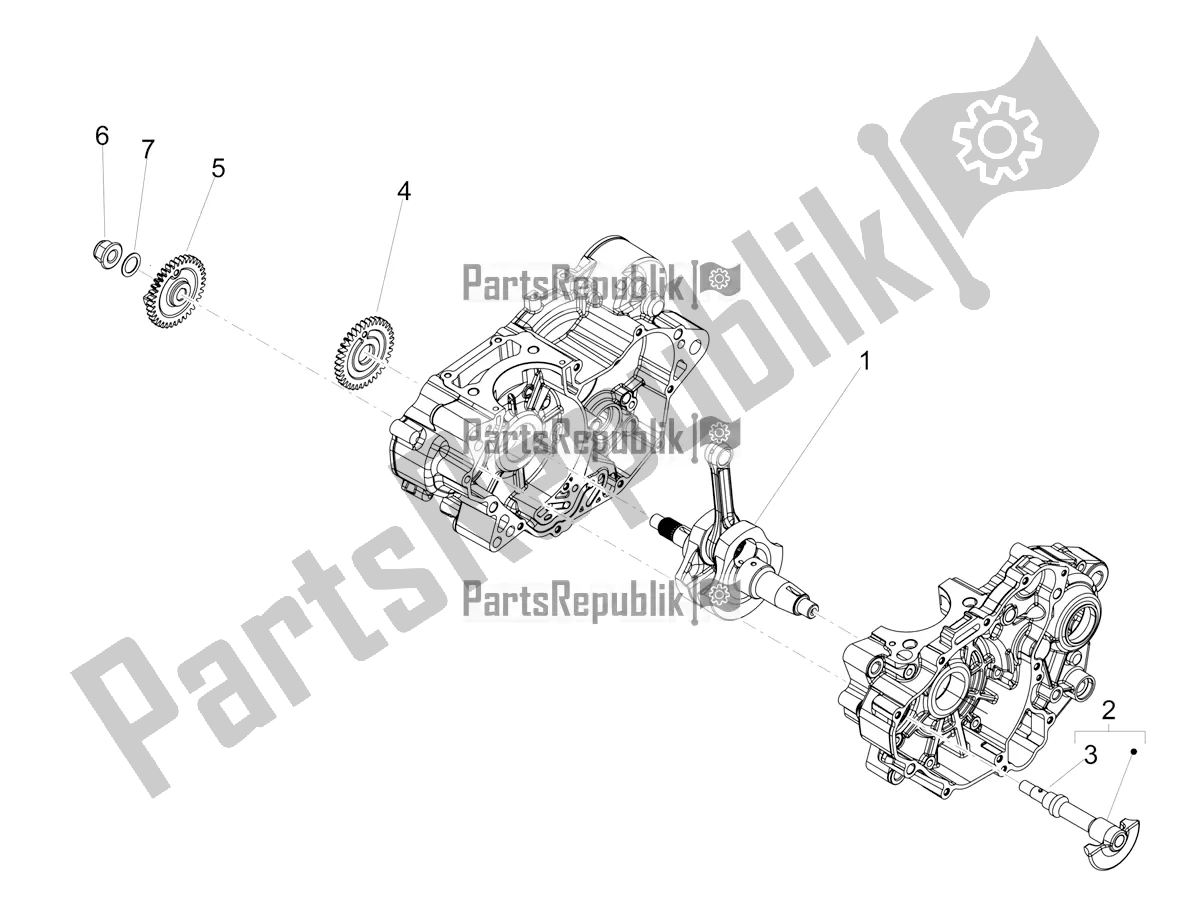 Todas las partes para Cigüeñal de Aprilia RX 125 2019