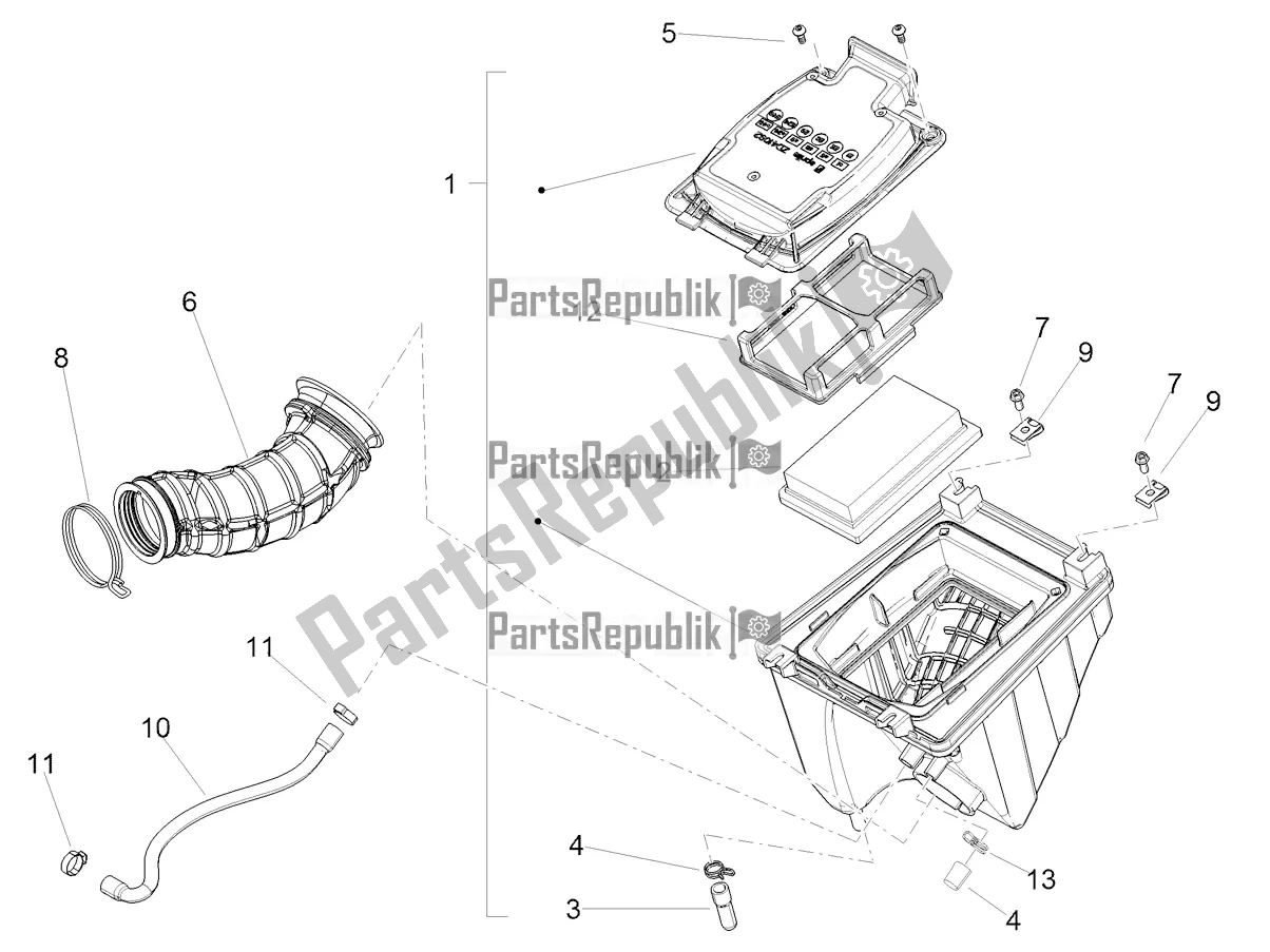 Toutes les pièces pour le Boite D'air du Aprilia RX 125 2021