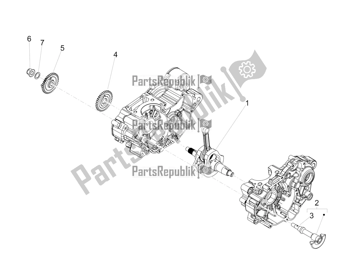 Toutes les pièces pour le Vilebrequin du Aprilia RX 125 2021