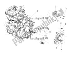 palanca parcial completa del motor