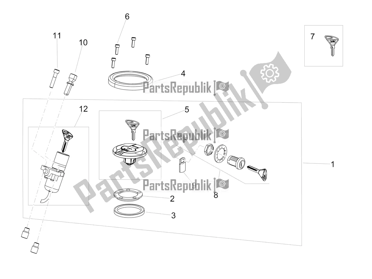 Alle Teile für das Schlösser des Aprilia RX 125 2021