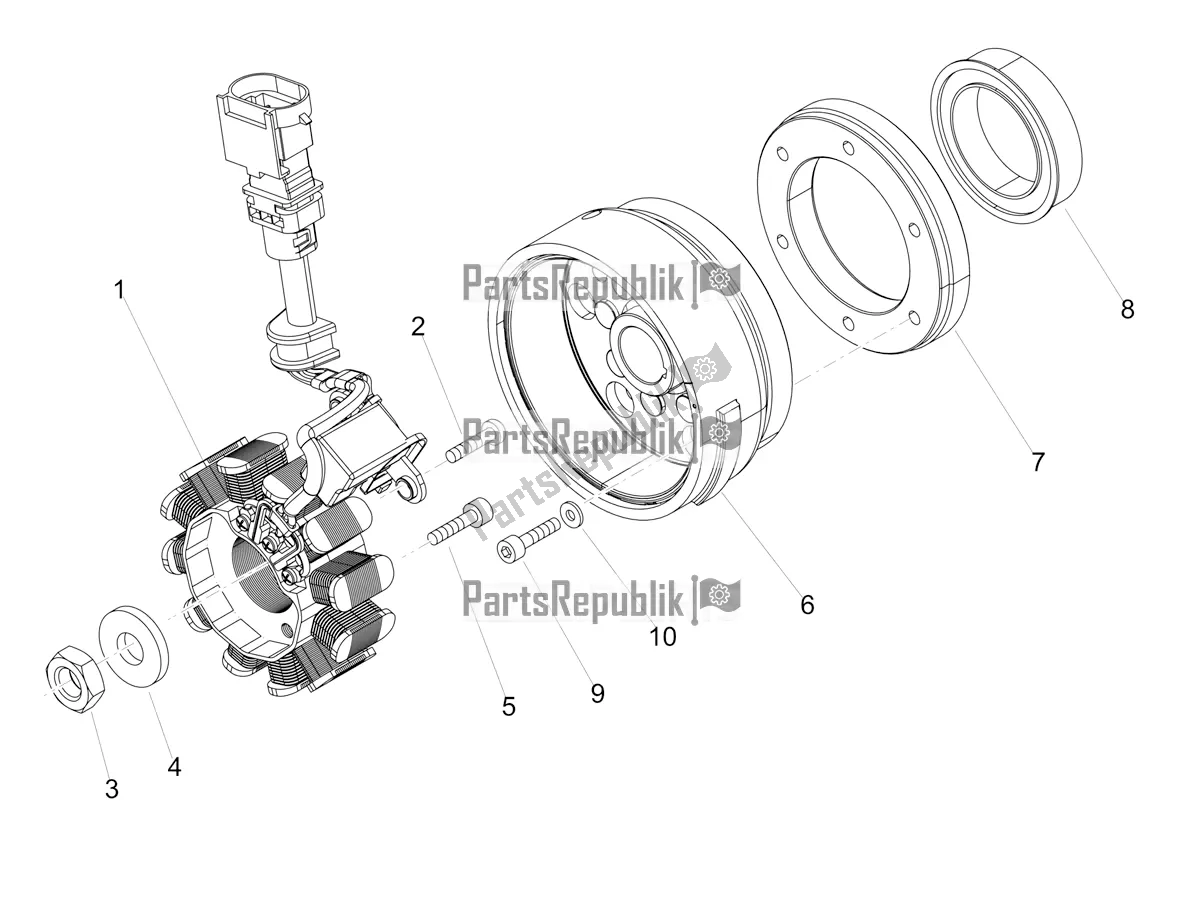 Alle Teile für das Cdi-magneteinheit / Zündeinheit des Aprilia RX 125 2022