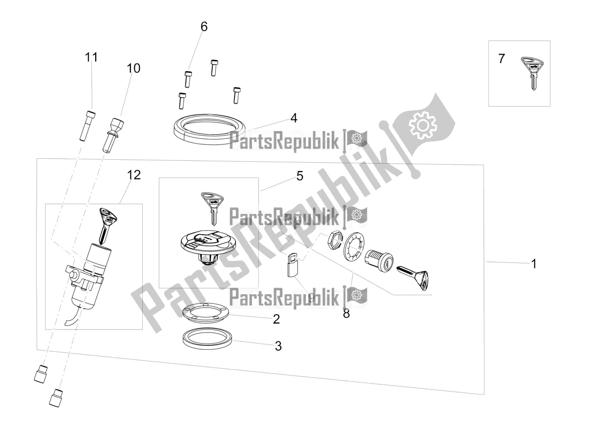 Alle Teile für das Schlösser des Aprilia RX 125 2022