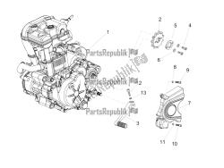 alavanca parcial de completação do motor