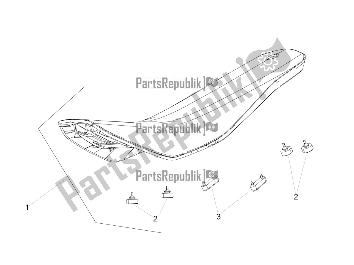 Toutes les pièces pour le Selle du Aprilia RX 125 Apac 2019