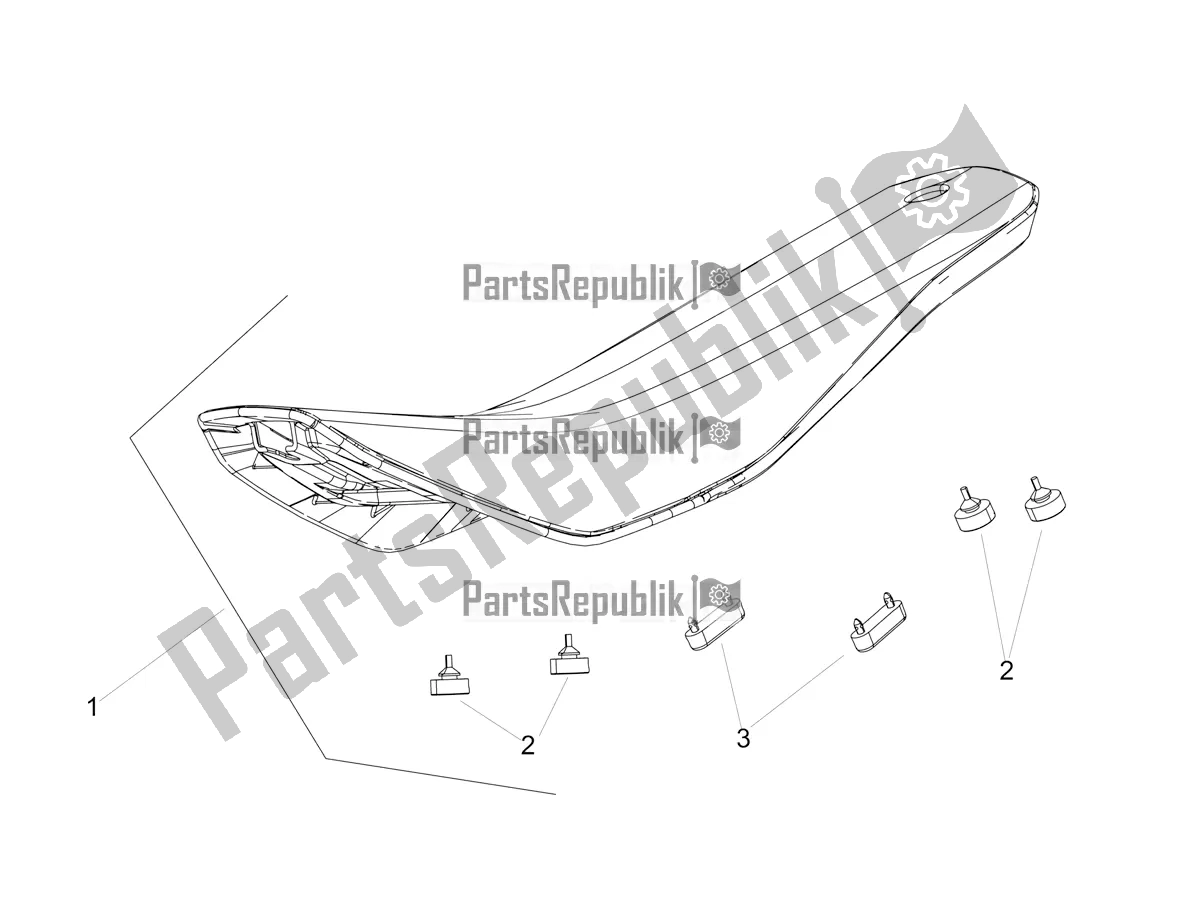 Todas las partes para Ensillar de Aprilia RX 125 Apac 2020