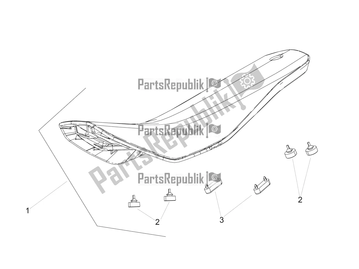 Toutes les pièces pour le Selle du Aprilia RX 125 Apac 2020