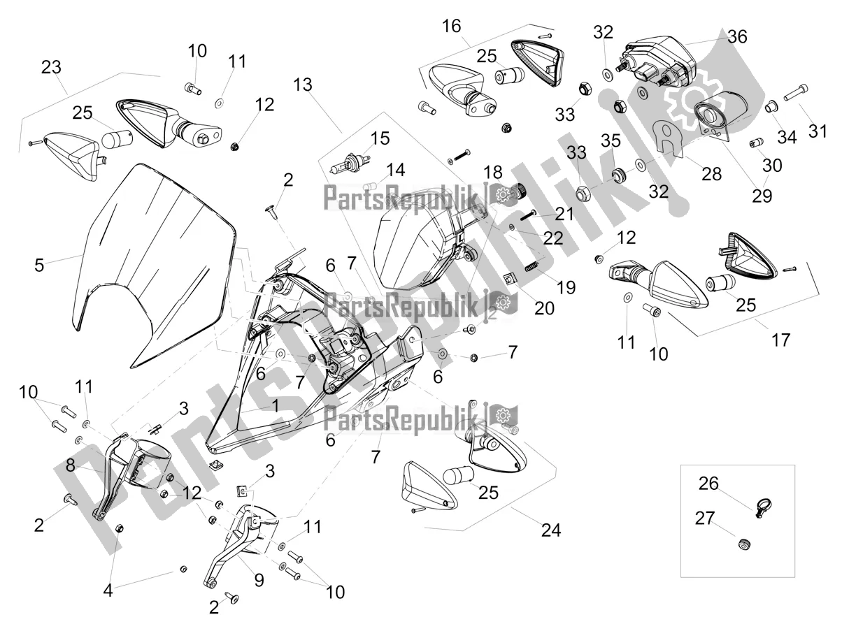 Toutes les pièces pour le Lumières du Aprilia RX 125 Apac 2022