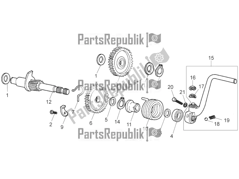 All parts for the Ignition Unit of the Aprilia RX 50 2016