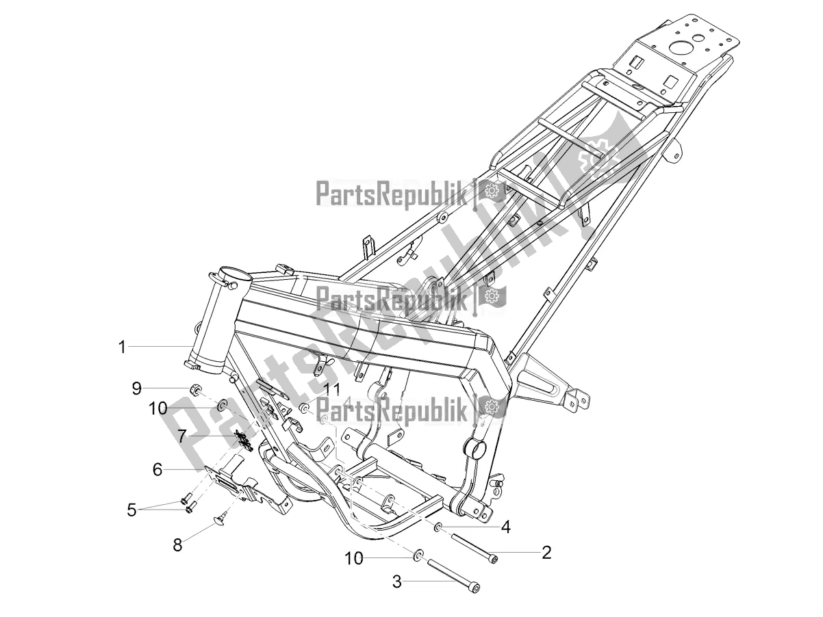 Toutes les pièces pour le Cadre du Aprilia RX 50 Factory 2018