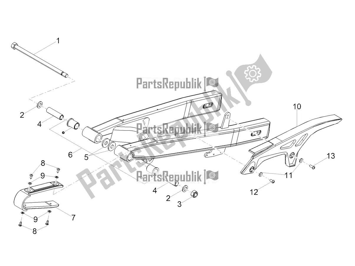 Wszystkie części do Rami? Wahad? Owe Aprilia RX 50 Factory 2018