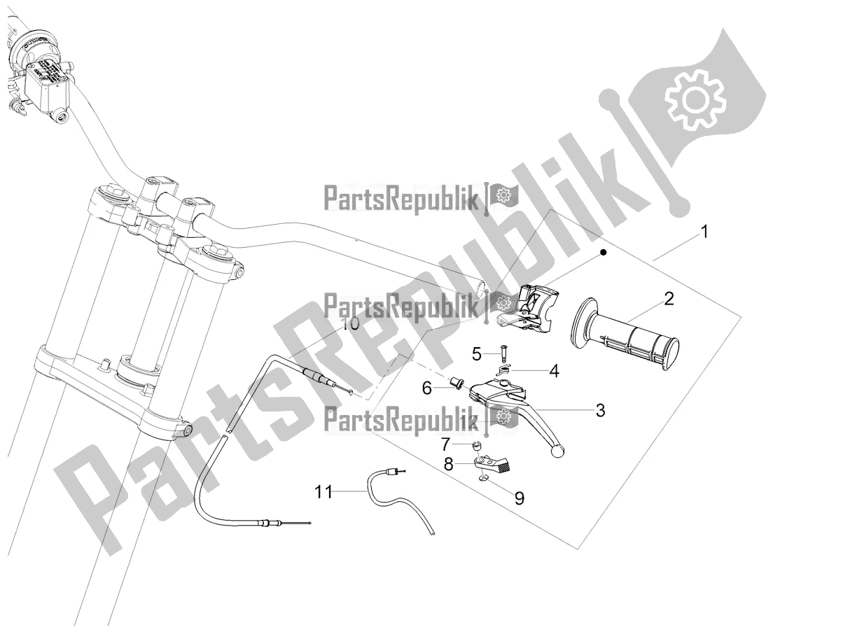 Todas las partes para Control De Embrague de Aprilia RX 50 Factory 2021