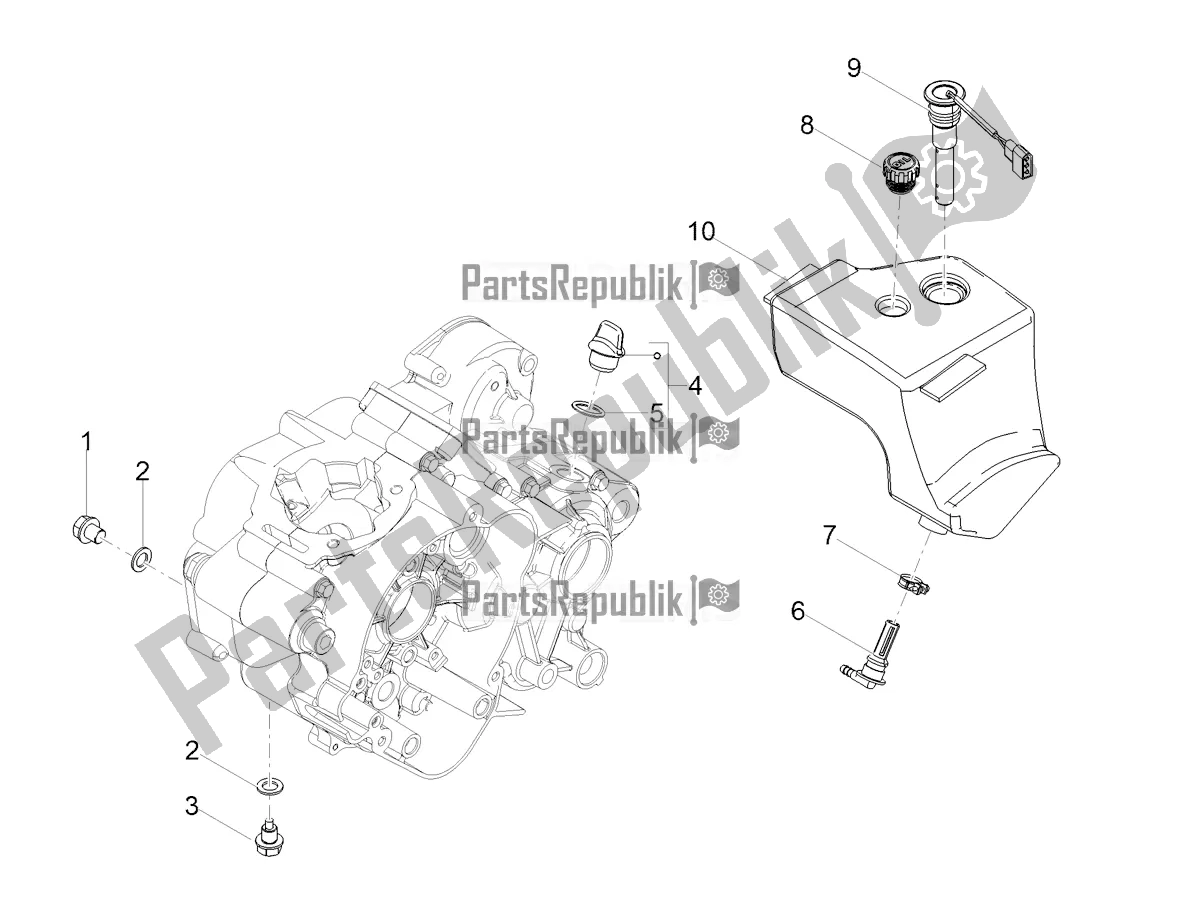 Todas las partes para Lubricación de Aprilia RX 50 Factory 2021