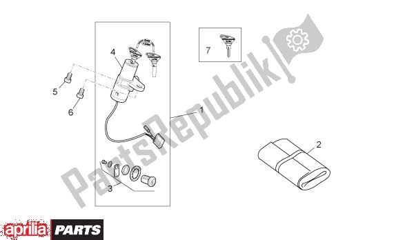 Tutte le parti per il Slotset del Aprilia Rx-sx 43 125 2008 - 2010