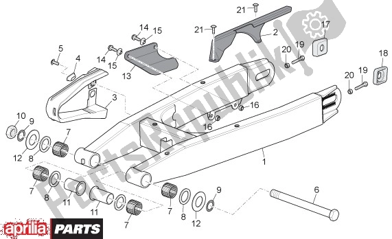 All parts for the Swing of the Aprilia Rx-sx 43 125 2008 - 2010
