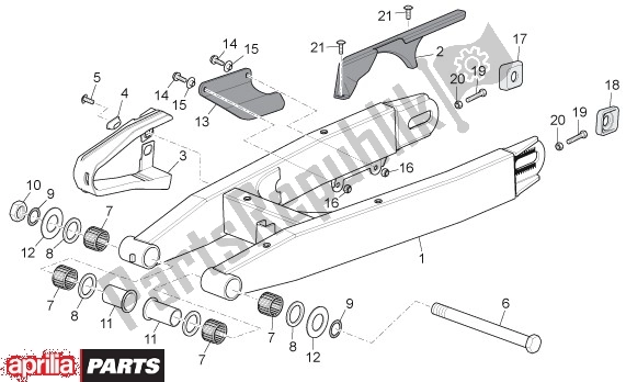 All parts for the Swing of the Aprilia Rx-sx 43 125 2008 - 2010