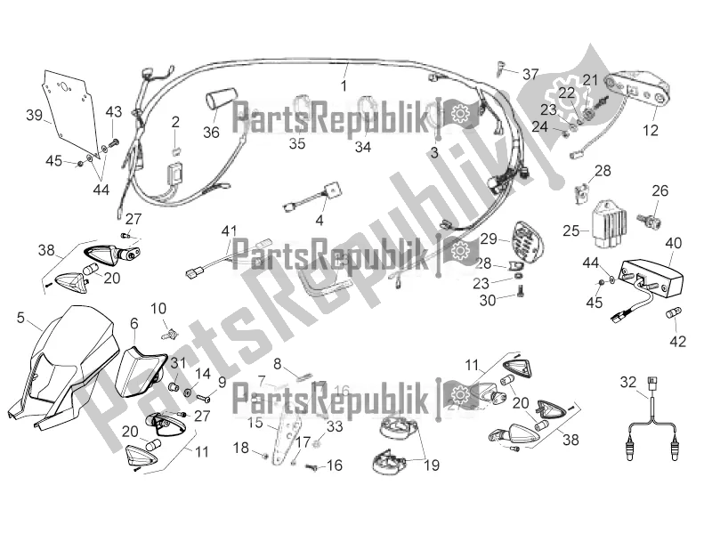 All parts for the Electrical System of the Aprilia RX-SX 50 2016