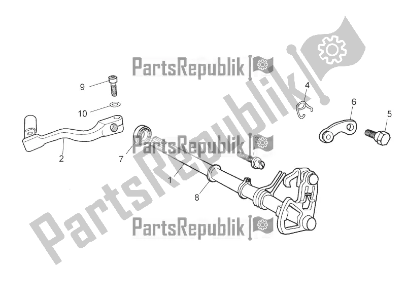 All parts for the Selector of the Aprilia RX-SX 50 2017