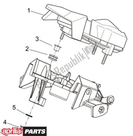 Alle onderdelen voor de Snelheidsmeter van de Aprilia RXV 4. 5 46 450 2009 - 2011