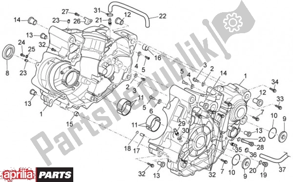 Alle Teile für das Carter Motor des Aprilia RXV Pikes Peak 57 450 2009