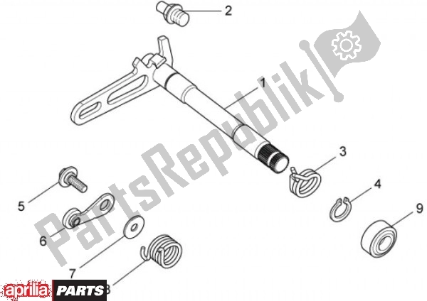 Toutes les pièces pour le Keuzeschakelaar du Aprilia RXV Pikes Peak 57 450 2009