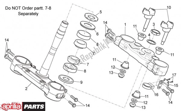 Toutes les pièces pour le Steering du Aprilia RXV Pikes Peak 57 450 2009