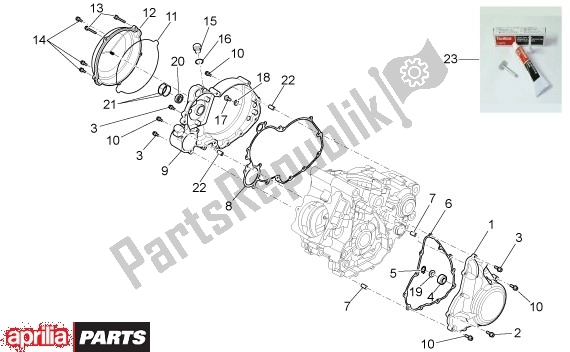 All parts for the Carte Ii of the Aprilia Rxv-sxv 22 450 2006