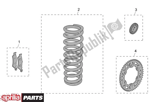 Tutte le parti per il Diverse Delen del Aprilia Rxv-sxv 22 450 2006