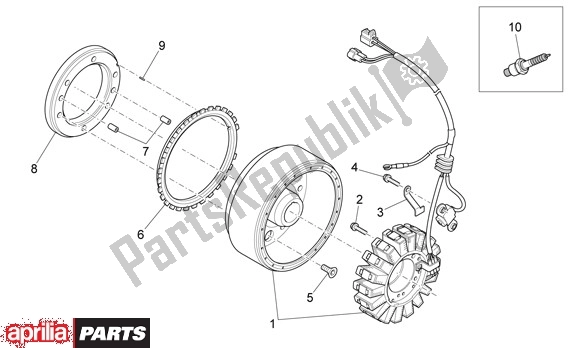 All parts for the Ignition of the Aprilia Rxv-sxv 22 450 2006