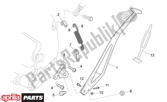 All parts for the Standaard of the Aprilia Rxv-sxv 22 450 2006